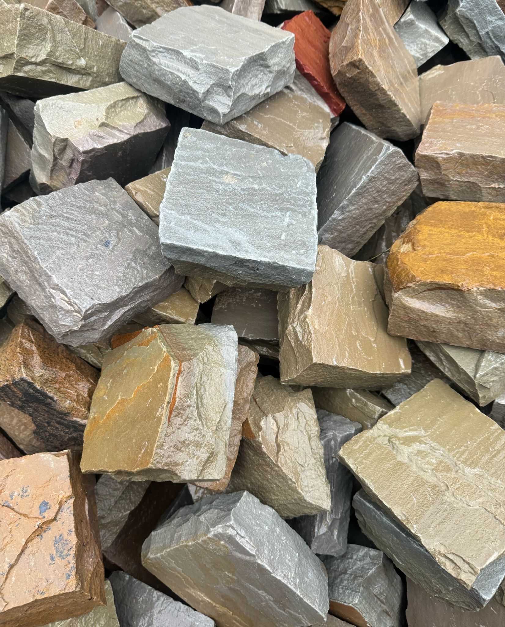 Pavés Grès Kandla multicolore